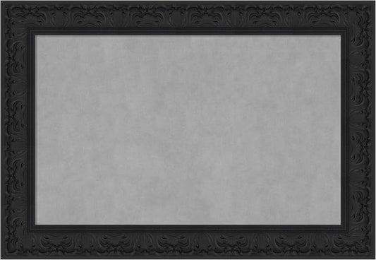 Amanti Art Black Framed Magnetic Board 27x39 Large Vision Board by AmantiArt