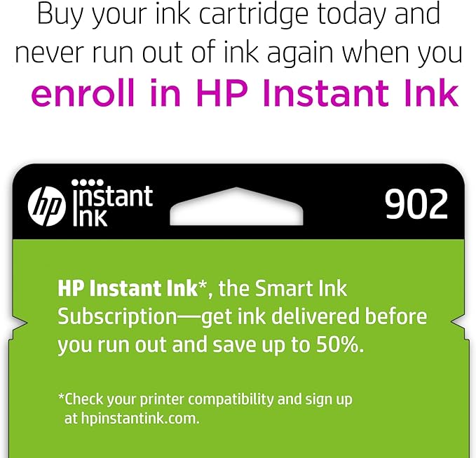 HP 902 Cyan, Magenta, Yellow Ink Cartridges for HP Printers | Works with Printer Series: OfficeJet 6950, 6960; OfficeJet Pro 6960, 6970 | Eligible for Instant Ink | T0A38AN-DeskLoop Office