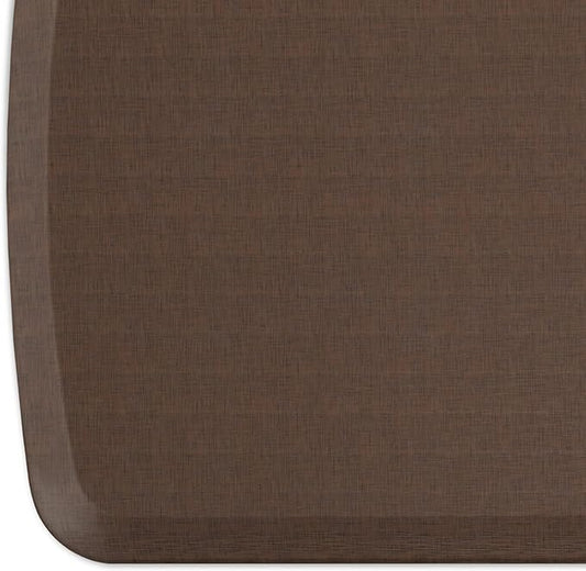 GelPro Linen Truffle Elite Premier Gel & Foam Anti-Fatigue Kitchen Floor Comfort Mat, 20" x 36"-DeskLoop Office