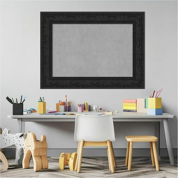 Amanti Art Black Framed Magnetic Board 23x31 Medium Vision Board - Image 5