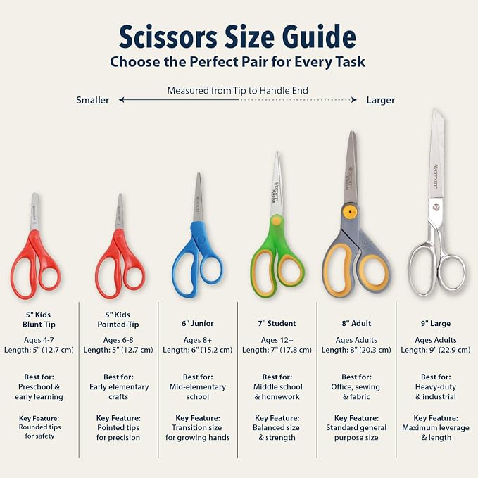 Westcott School Left and Right Handed Kids Scissors - Image 7