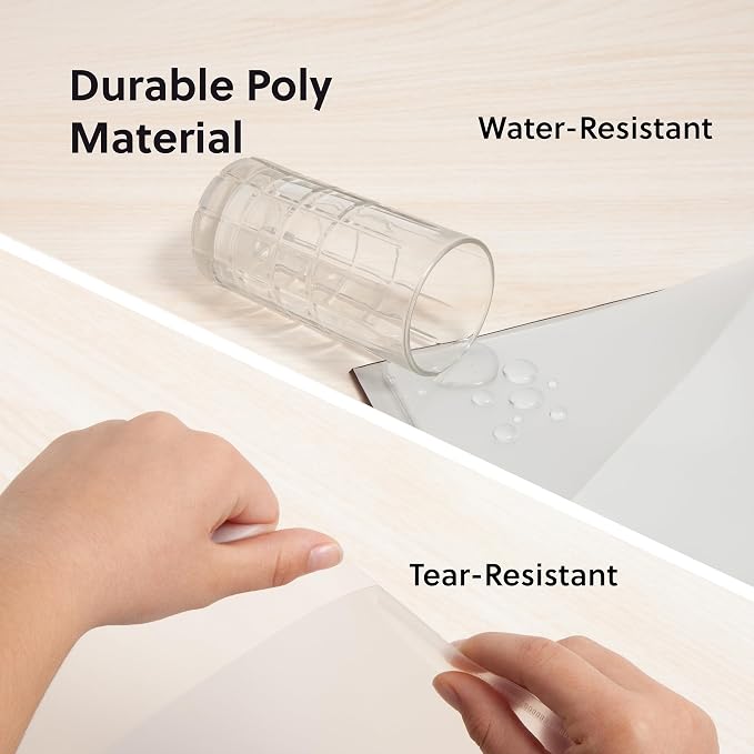 Smead Organized Up Poly Translucent Slash File Jacket, Three-Hole Punched - Image 4