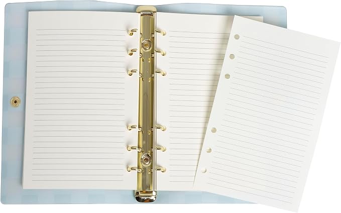Pearhead Blue Gingham 5x7 Binder Journal - Image 10