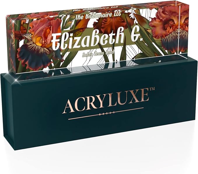 Desk Name Plate Personalized, Custom Name Plates, 2½/x8 Inches, Thick - Image 7