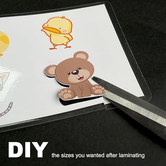 3 mil Thermal Laminating Sheets, Holds 8.5" x 11" Sheets, Thermal Laminating Pouches for Laminator, 9" X 11.5" Letter Size Thermal Laminating Paper, Round Corner 1000 Pack-DeskLoop Office