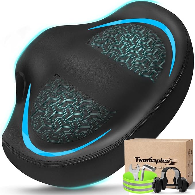 Noseless Bike Seat Cushion for Men & Women by Moreergonomicoversizedbikeseat