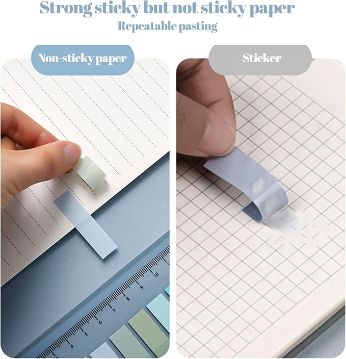 Golcellia Sticky Tabs, Sticky Note Tabs, Book Tabs, Index Tabs, Page Tabs - Image 4