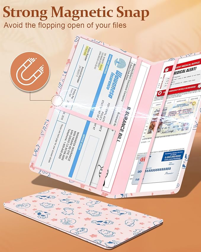 Slohif Car Registration and Insurance Holder - Image 4