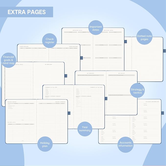 And Per Se Budget Planner and Monthly Bill Organizer, Undated Financial Planner - Image 6