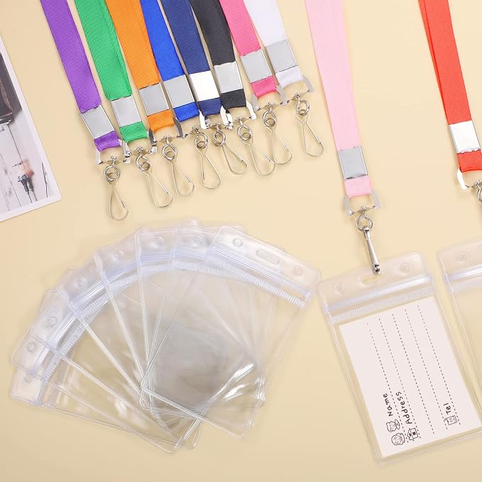 12 Pack Lanyards for ID Badges Cruise Lanyard for Ship Cards - Image 5