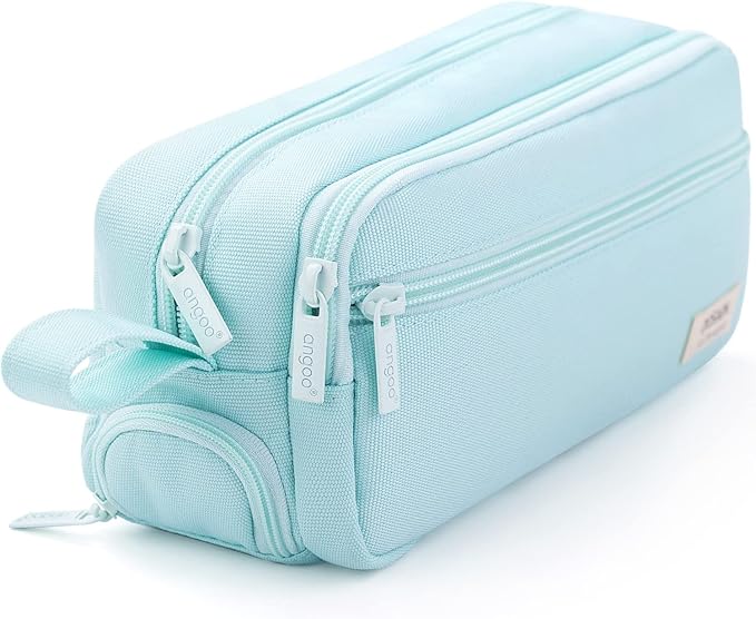 HVOMO Large Pencil Case High Capacity Holder Box Storage bag Desk Organizer Marker Pouch Pen For Middle School Office College Adult Girl and Boy(Green)-DeskLoop Office