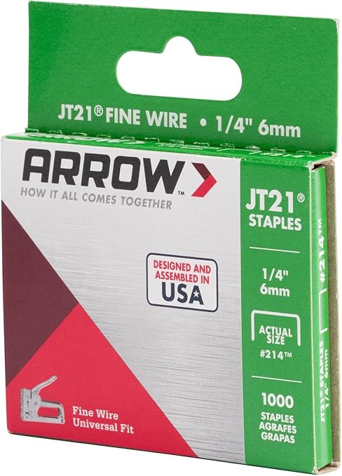 Arrow 214 JT21 Thin Wire Staples - Image 5
