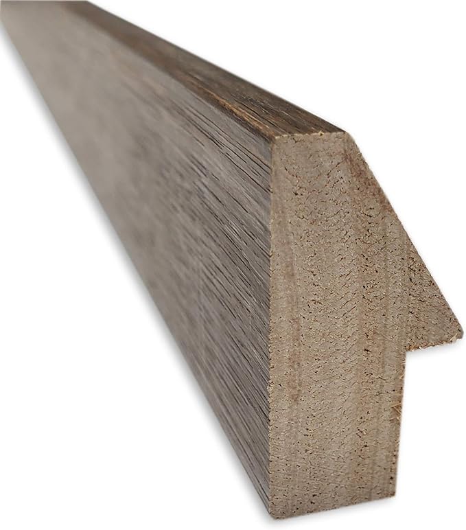 Amanti Art Natural Cork Board for Wall, 13x31 Vision Board with Brown Wood Frame, Medium Corkboard Office Decor for Home Organization, Modern Contemporary Corkboard Pinboard to display items for home-DeskLoop Office