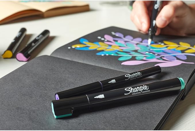 Sharpie Creative Markers, Water-Based Acrylic, Bullet Tip, Kids Activity - Image 2