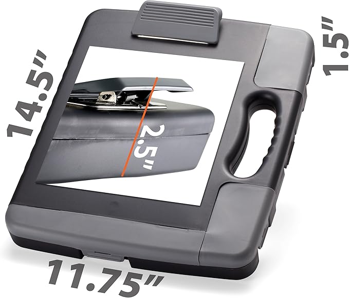 Officemate Portable Clipboard Storage Plastic Case - Image 2
