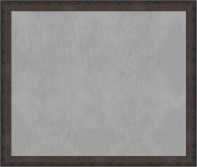 Amanti Art Black Framed Magnetic Board 45x53 Oversize Vision Board by AmantiArt