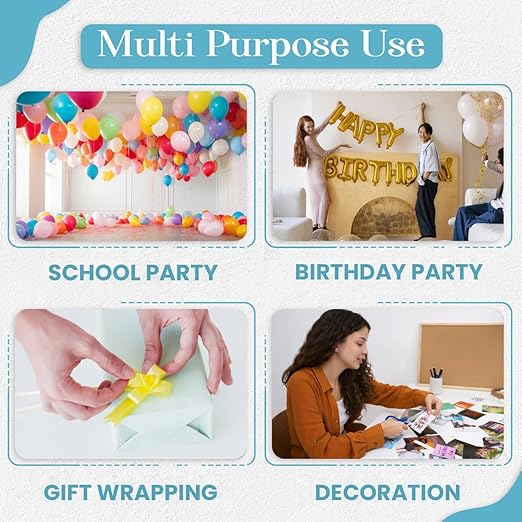 Balloon Glue Points Dots Double Sided 1500 Pcs, Balloon Tape for Arch, Wedding Decoration, Birthday Celebration and Home Made Crafts for Christmas Decorations