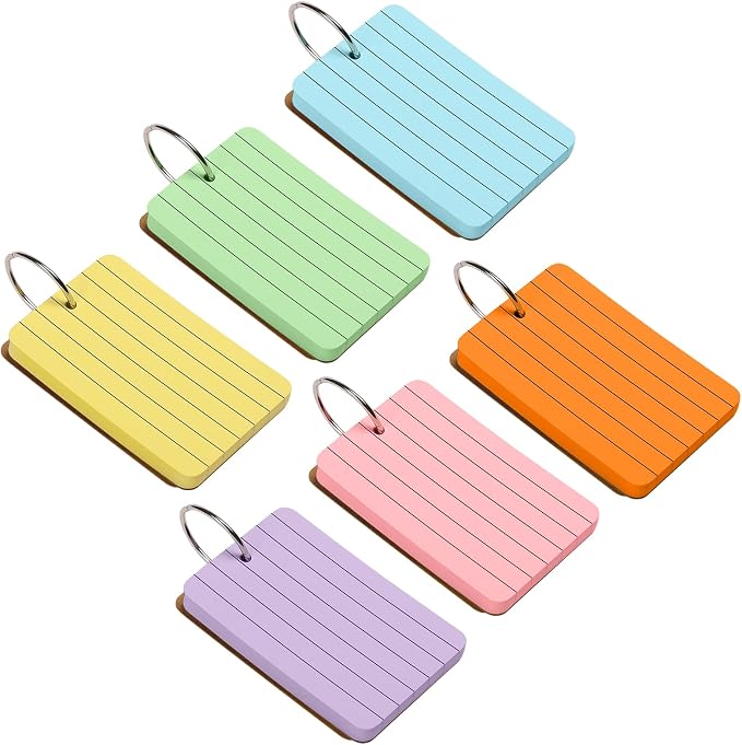 300Pcs Colored Index Cards by Goefun
