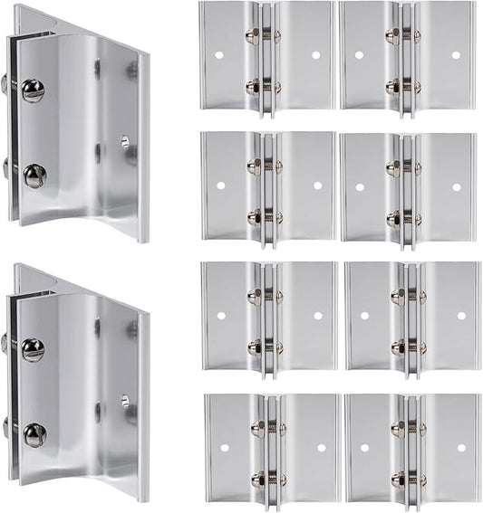 SINKAA Aluminum Corridor Sign Holder, 10 Pack Direct Sign Mount Bracket by SINKAA