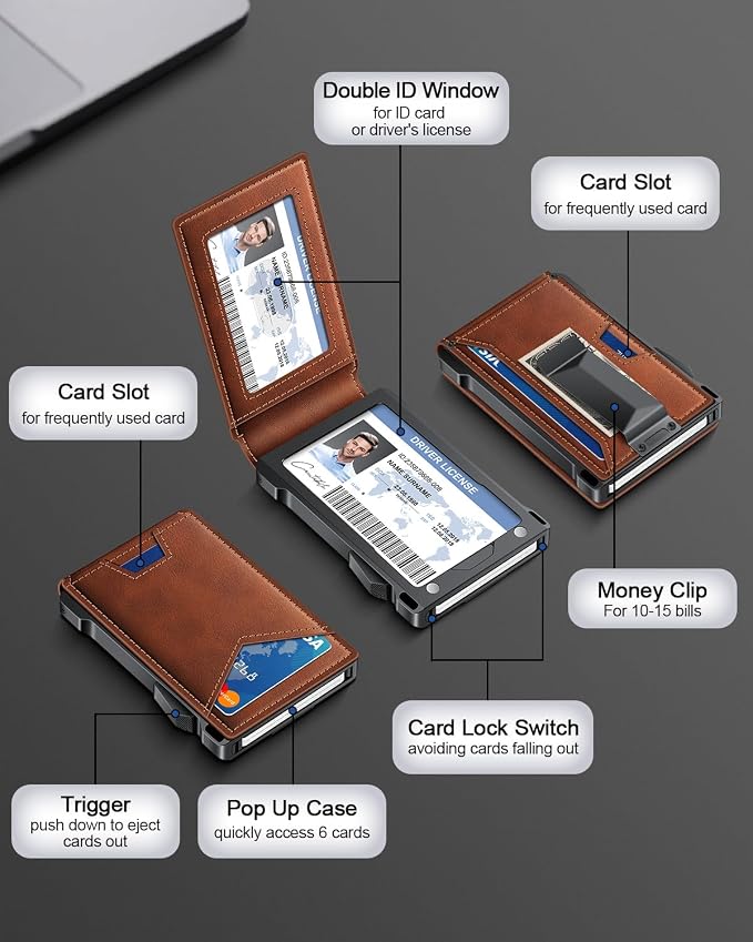 Wallet for Men RFID Wallet - Image 6