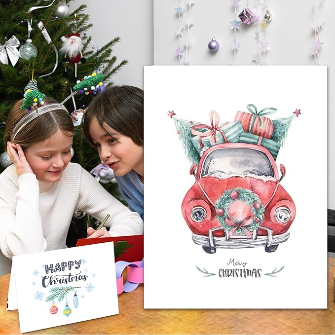 24 Sheets White Cardstock 8.5 x 11 Thick Paper, Goefun 80lb Card Stock Printer Paper for Invitations, Menus, Wedding, DIY Cards-DeskLoop Office