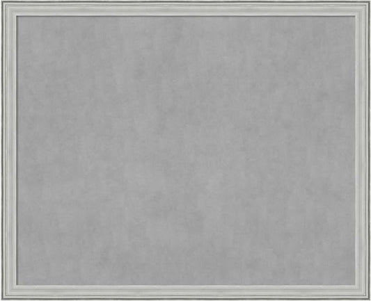 Amanti Art Silver Framed Magnetic Board 35x43 X-Large Vision Board by AmantiArt