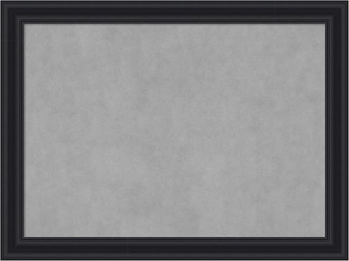 Amanti Art Black Framed Magnetic Board 24x32 Medium Vision Board by AmantiArt