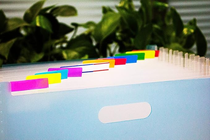 ELII 300 Pcs Tabs 2 Inch Sticky Index Tabs,Colorful Tabs for Notebooks,Writable and Transparent Book Tabs Page Tabs Colored Page Markers, Tabs for Books, Notebook Tabs, Tabs for Annotating Books-DeskLoop Office