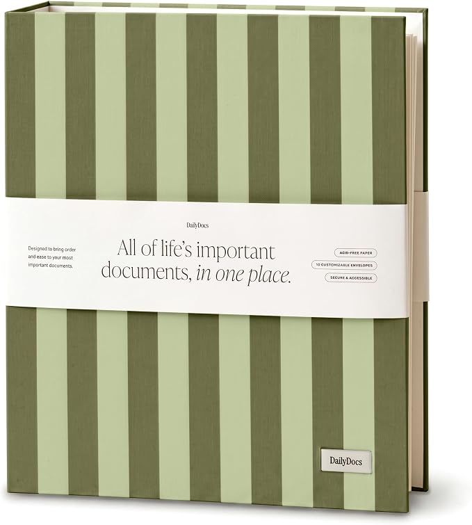 Document Organizer Binder for Important Papers & Passports by Unknown