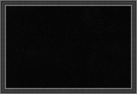 Amanti Art Black Cork Board for Wall, 13x19 Vision Board with Black Wood Frame, Small Corkboard Office Decor for Home Organization, Traditional Corkboard Pinboard to Display Items for Home-DeskLoop Office