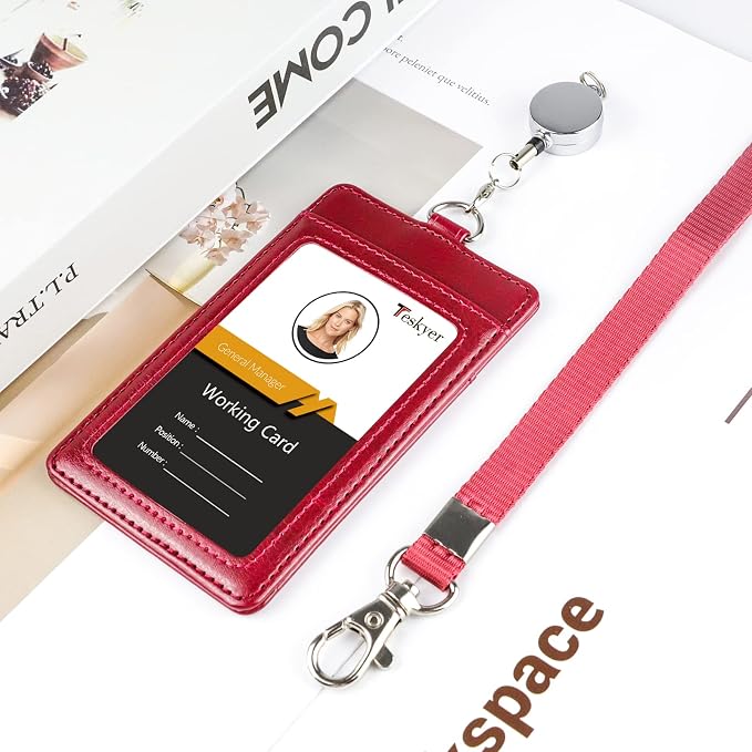 Teskyer Leather Badge Holder - Image 7