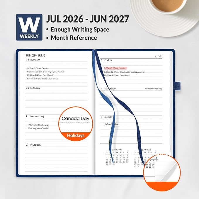 SUNEE 2026-2027 Pocket Weekly Planner - Image 3