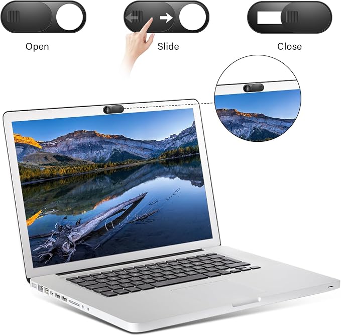 ZUCUCUC Laptop Camera Cover Slide, Camera Cover, 6 Pack Ultra Thin Webcam Cover - Image 8