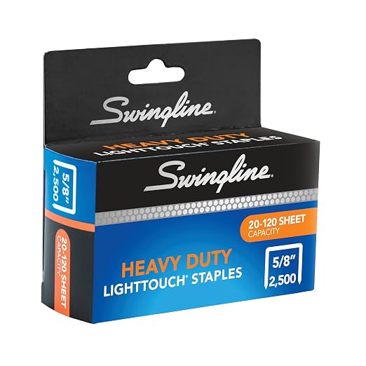 Swingline Staples, Heavy Duty, 5/8" Length, 20-120 Sheet Capacity, 1 Pack - Image 6