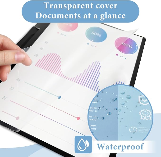 Swing Clip Report Covers, Professional Presentation Folders, 9 x 11.4 Inches - Image 5