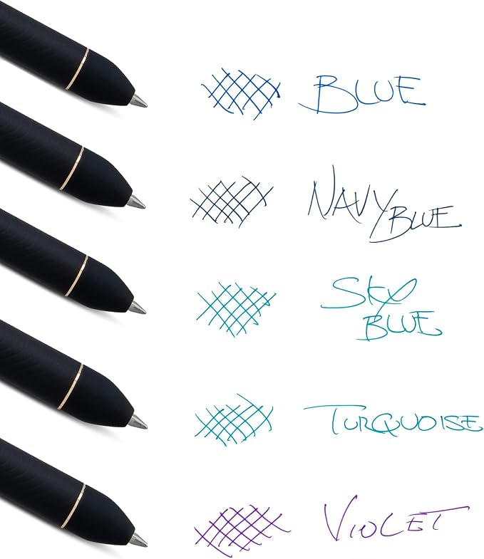 Pentel EnerGel Kuro Shades of the Ocean, Retractable Liquid Gel Pen - Image 3