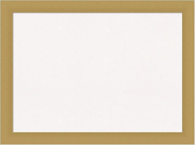 Amanti Art White Cork Board for Wall, 24x32 Vision Board with Gold Frame, Medium Corkboard Office Decor for Home Organization, Casual Corkboard Pinboard to display items for home organization-DeskLoop Office