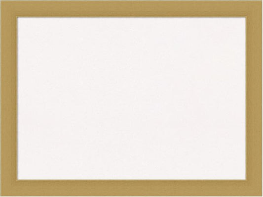 Amanti Art White Cork Board for Wall, 24x32 Vision Board with Gold Frame, Medium Corkboard Office Decor for Home Organization, Casual Corkboard Pinboard to display items for home organization-DeskLoop Office