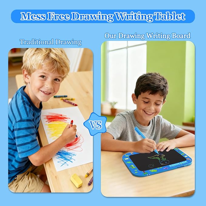 LCD Writing Tablet for Kids, 12Inch Colorful Reusable Erasable Electronic - Image 6