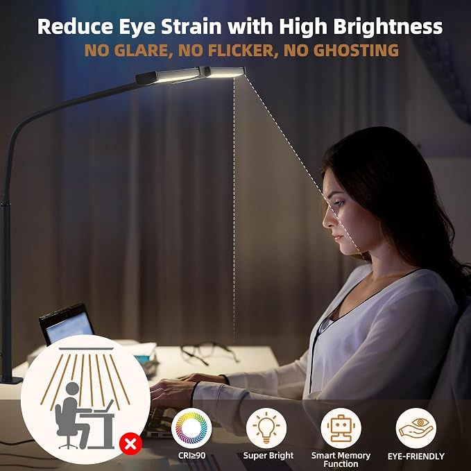 Led Desk Lamp for Home Office, Eye-care Architect Light - Image 5