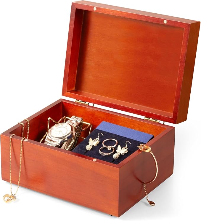 DRASTAR Keepsake Box, Wood Memory Box by EnhanceYourDailyLife