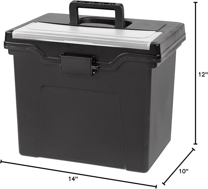 IRIS USA File Box with Lid File Organizer - Image 8