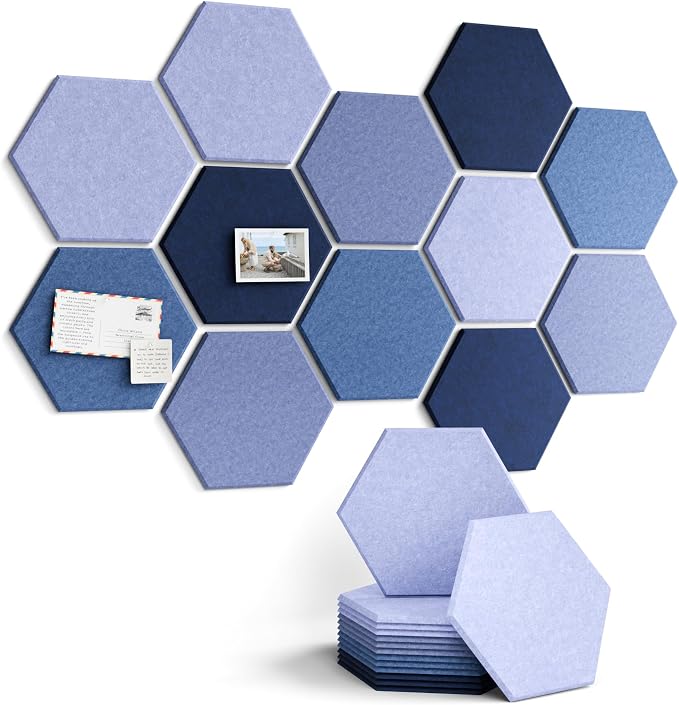 Fluxynara Hexagon Cork Board Alternative by FLUXYNARA