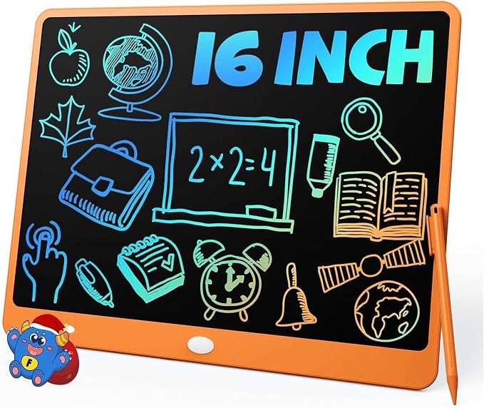 TEKFUN LCD Writing Tablet Doodle Board, 16inch Colorful Drawing Tablet Kids by TEKFUN
