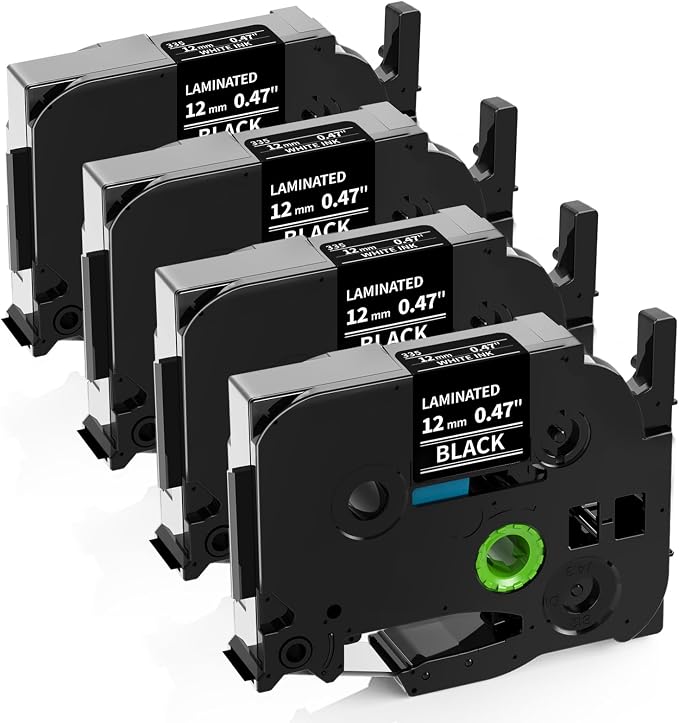 Labelife Label Maker Tape Black Replacement by Labelife