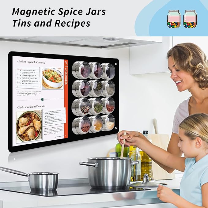 Magnetic Board, 17.1" x 11.8" Magnet Display, - Image 5