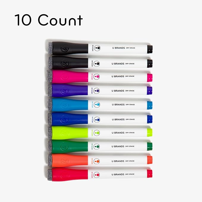 U Brands Low-Odor Dry Erase Markers - Image 2