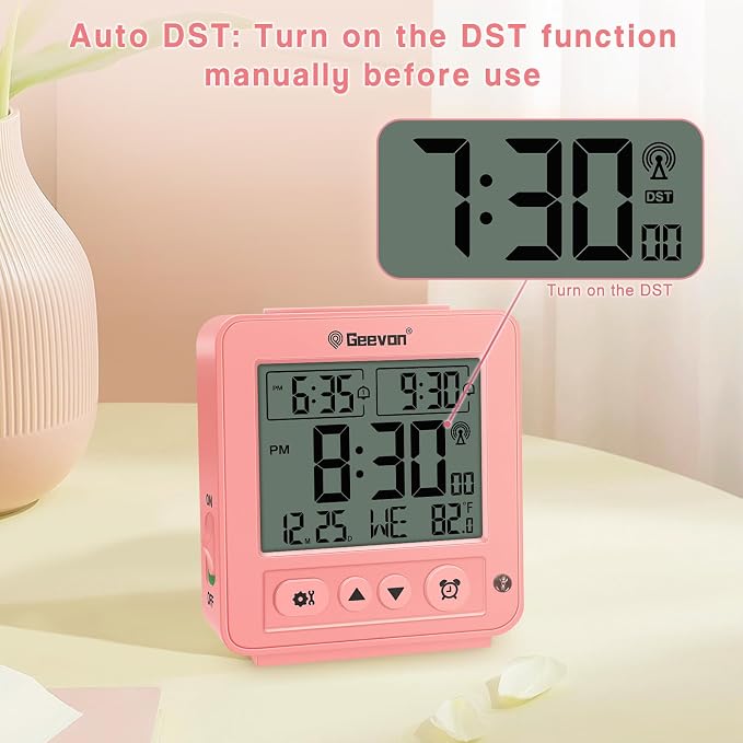 Geevon Small Digital Atomic Alarm Clock - Image 4