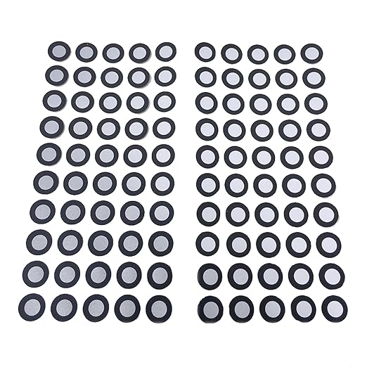 6.0mm Optical Tracking 3D Scanner Marker for Industrial Consumer 3D Scanner,3D Scanning Markers Dots Stickers Reference Point Markers for 3D Scanning,Diffuse Reflection Markers for 3D Scanner (100pcs)-DeskLoop Office