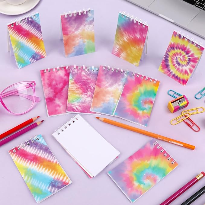 Hooqict 24 Pack Small Spiral Notebook Pocket Notepad Mini Journal Pocket - Image 3